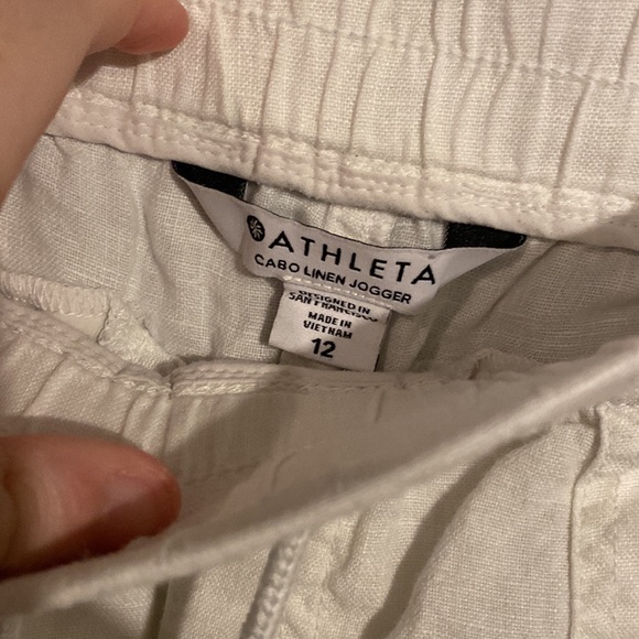 Athleta | Cabo Linen Jogger - Picture 3 of 4